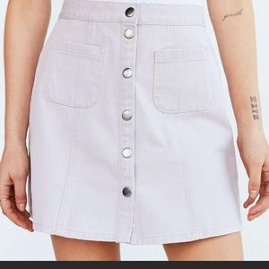 BDG lilac mini skirt